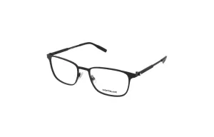 MONTBLANC Мужская оправа для очков металлическая асимметричная черная