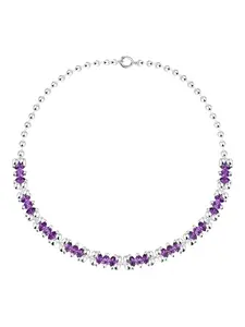 Колье из бусин Tous, серебристый