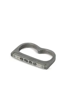 Кольцо Plate Parts of Four, серебряный