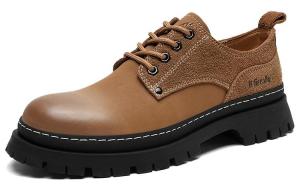 HLA Рабочие ботинки мужские низкие, черно-желтые