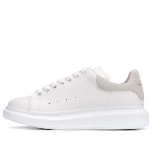 Кроссовки oversized sneaker 'white grey suede' Alexander Mcqueen, белый