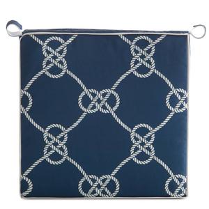 Подушка для стула Eurofirany GARDEN, синий - текстиль - 38 x 1 x 40 см