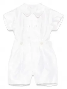 Шелковый комплект из шортов и рубашки Mariella Ferrari, белый