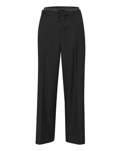 Широкие брюки со складками Kaffe Vindy, черный