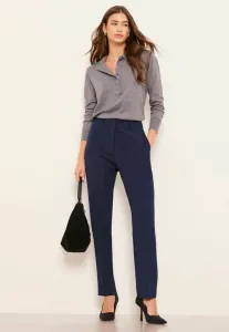 Брюки зауженного кроя, облегающего силуэта. Lipsy, Navy Blue