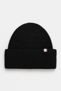 Шапка из смесовой шерсти Boss, черный