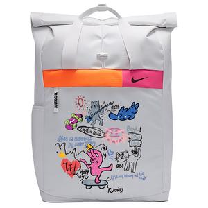 Nike Тканевый рюкзак с принтом унисекс белый, Rock cats