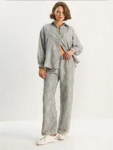 Брючный костюм Bianco Lucci, серый