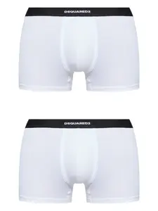 Боксеры с жаккардовым логотипом DSQUARED2, белый