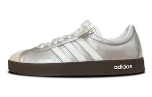 Adidas Neo Кроссовки для скейтбординга VL Court 2.0 с нескользящей подошвой, легкие, унисекс, серебристо-белые