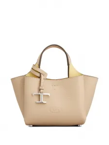 Мини-сумка с верхней ручкой Tod'S, бежевый