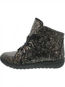 WALDLÄUFER Черные ботинки на шнуровке H-Steffi