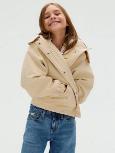 Детская уютная парка с капюшоном Calvin Klein, Whitecap Gray