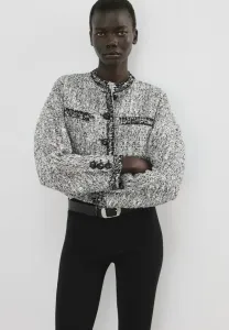 Легкая куртка Mango, Black White