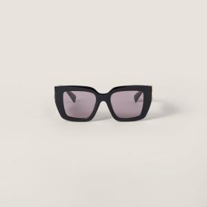 Солнцезащитные очки Miu Glimpse MIU MIU, фиолетовый