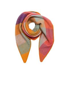 Модный шарф из нежной ткани со стильным рисунком синего цвета. Faera