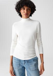 Топ OPUS SLIM FIT RIB, Milk/White