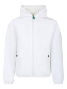 Ветровка на молнии с капюшоном Save The Duck Kids, белый