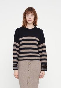 Джемпер ONLY ONLKATIA STRIPE O NECK , Night Sky/Dark Blue