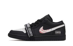 Jordan Кроссовки Air 1 Border Ronin низкие баскетбольные мужские Black White