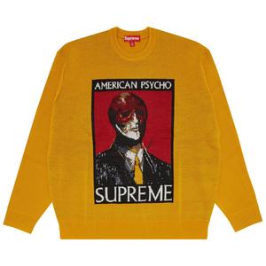 Свитер Supreme American Psycho, цвет Жёлтый