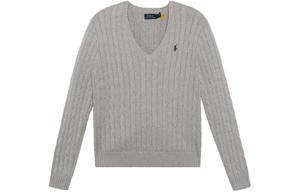 Женский свитер Polo Ralph Lauren, Светло-серый