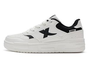 Air Force 1 2.0 Покрытие Износостойкие Легкие Низкие Кроссовки для Скейтбординга Женские Хлопок Белый/Черный XTEP