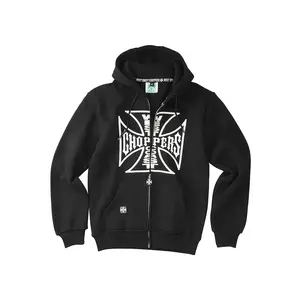Толстовка West Coast Choppers OG Logo full zip, черный