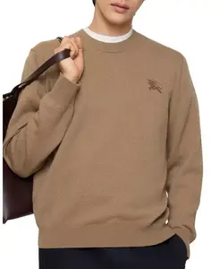 Шерстяной свитер Burberry, бежевый