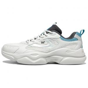 Износостойкие дышащие низкие повседневные кроссовки для бега, мужские, серые 361°, Gray