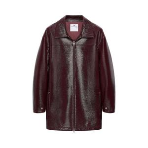 Куртка Courrèges Zipped Vinyl Maxi Bomber Jacket 'Burgundy'