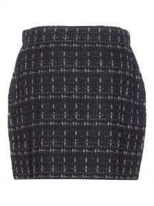 Мини-юбка из твида LIU JO, синий