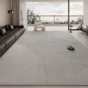 Budis Ковер 240х340 см для гостиной в светлом люксовом стиле, waterproof, non-slip, утолщенный, soundproof, washable, Suzuya