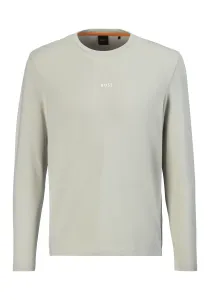 Рубашка BOSS ORANGE с длинными рукавами "TChark" и надписью-логотипом, бежевый