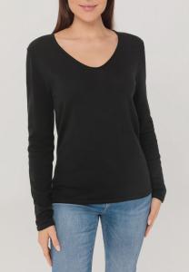 Женский свитер с V-образным вырезом Джилл Manguun, цвет Deep Black