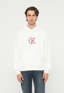 Толстовка Calvin Klein Jeans GRAPHIC HOODIE, White Greige/White