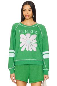 Толстовка реглан Le fleur от Sundry, green garden