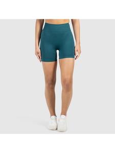 Бесшовные шорты Harly темно-зеленого цвета SMILODOX