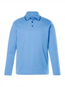 Рубашка-поло цвета деним JP1880