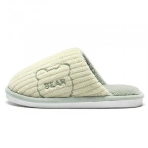 Cat power Зеленые унисекс тапочки с закрытым носком, цвет Green