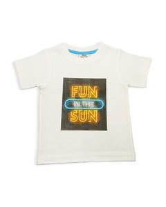 Футболка для мальчиков Fun in The Sun Neon - для малышей Mish Mish, белый