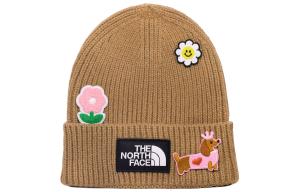 THE NORTH FACE Акриловая шапка унисекс коричневая