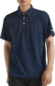 Поло Descente, короткий рукав, на пуговицах, влагоотводящая, быстросохнущая, с одним логотипом, простой дизайн, мужская, женская, унисекс, для взрослых