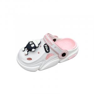 Детские тапочки: противоскользящие, износостойкие, упругие, дышащие, легкие, амортизирующие ADOONGA, белый/розовый