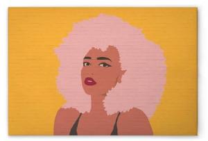 Картина на холсте A.S. Création Whitney 2 цвет grünrosabraunschwarz