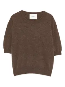 Топ Genevra с короткими рукавами Lisa Yang, коричневый