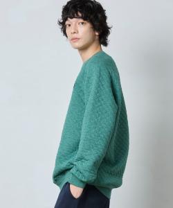 Стеганая толстовка с круглым вырезом, стандартный американский крой.