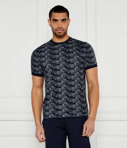 Футболка мужская Ea7 с фирменным принтом, синий