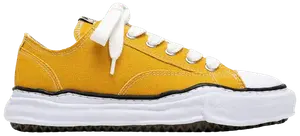 Кроссовки Maison Mihara Yasuhiro Peterson OG Sole Canvas Low, желтый