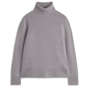 Женский шерстяной свитер с какуи-вязанием Ecoalf, фиолетовый